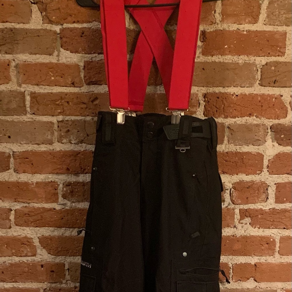 Small Snow Pants with Suspenders